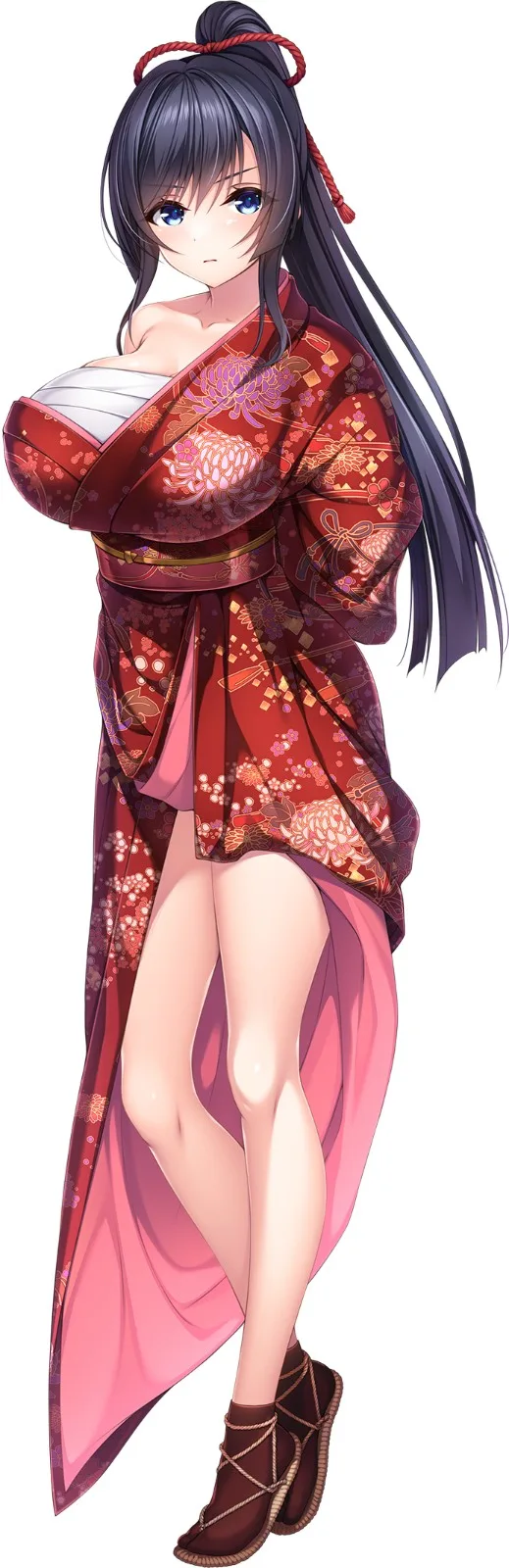 Steam紳士戀愛《ROLE PLAYER:山掛姊妹的扮裝糖水照》開賣 三人行瑟瑟Cosplay之旅插图21 咲奈A【和装剣客】