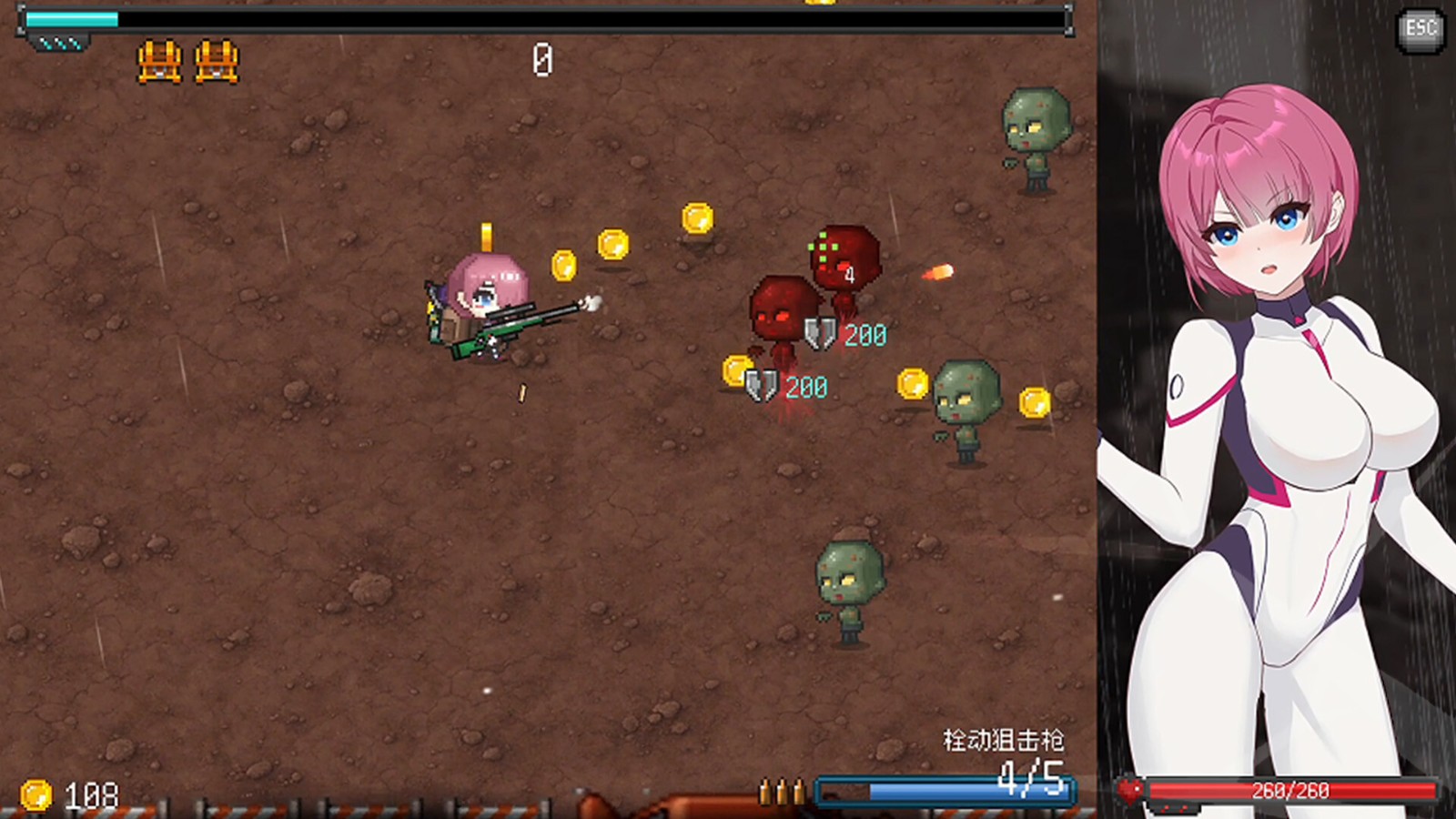 Steam紳士肉鴿射擊《神槍少女倖存者》 不擊敗敵人就等著被撲倒爆衣插图5 8