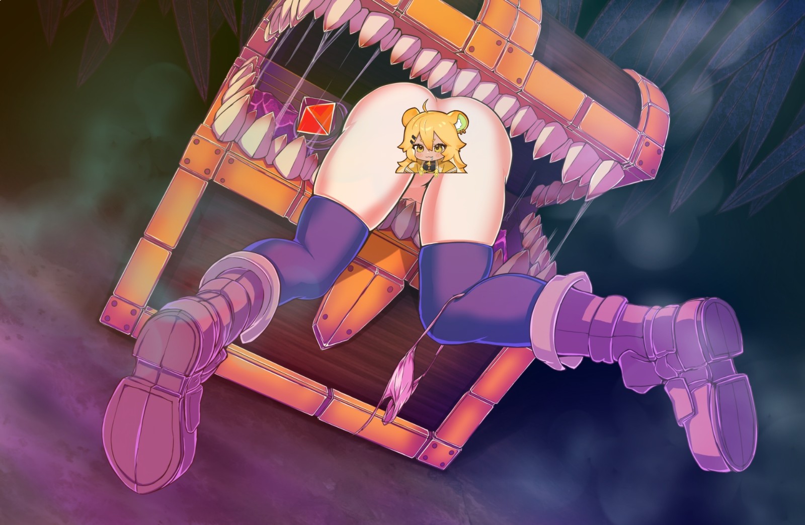女人擋住我打怪了 Steam紳士動作《純真少女的魔界冒險SS》8/7推出插图10 img_10_safe