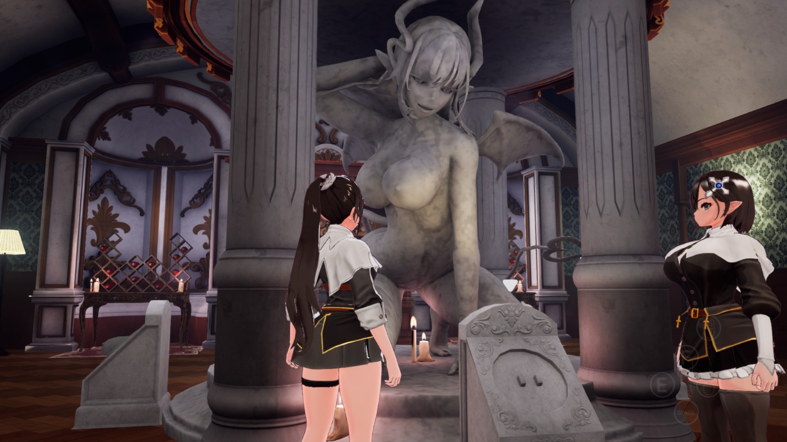 Steam 3D瑟瑟解謎《魅魔的夢魘》推出 修女姊妹逃離魅魔莊園插图8 nightmare_05