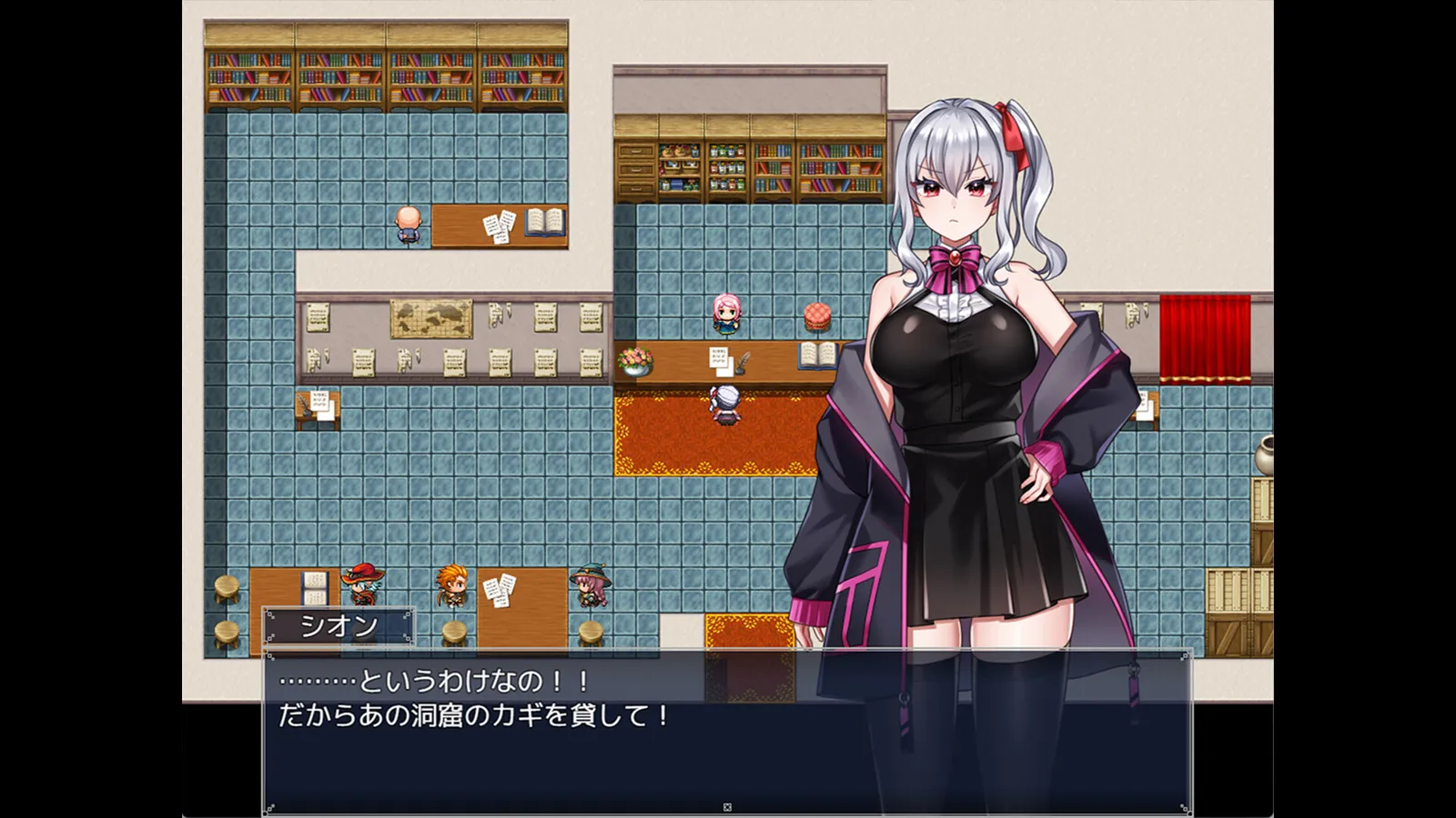 急用擼管特化 RPG《冒險者紫苑無法戰鬥!》Steam 版 9/18 發售,初期即可解鎖全回想插图1 Shion cant Fight screenshot