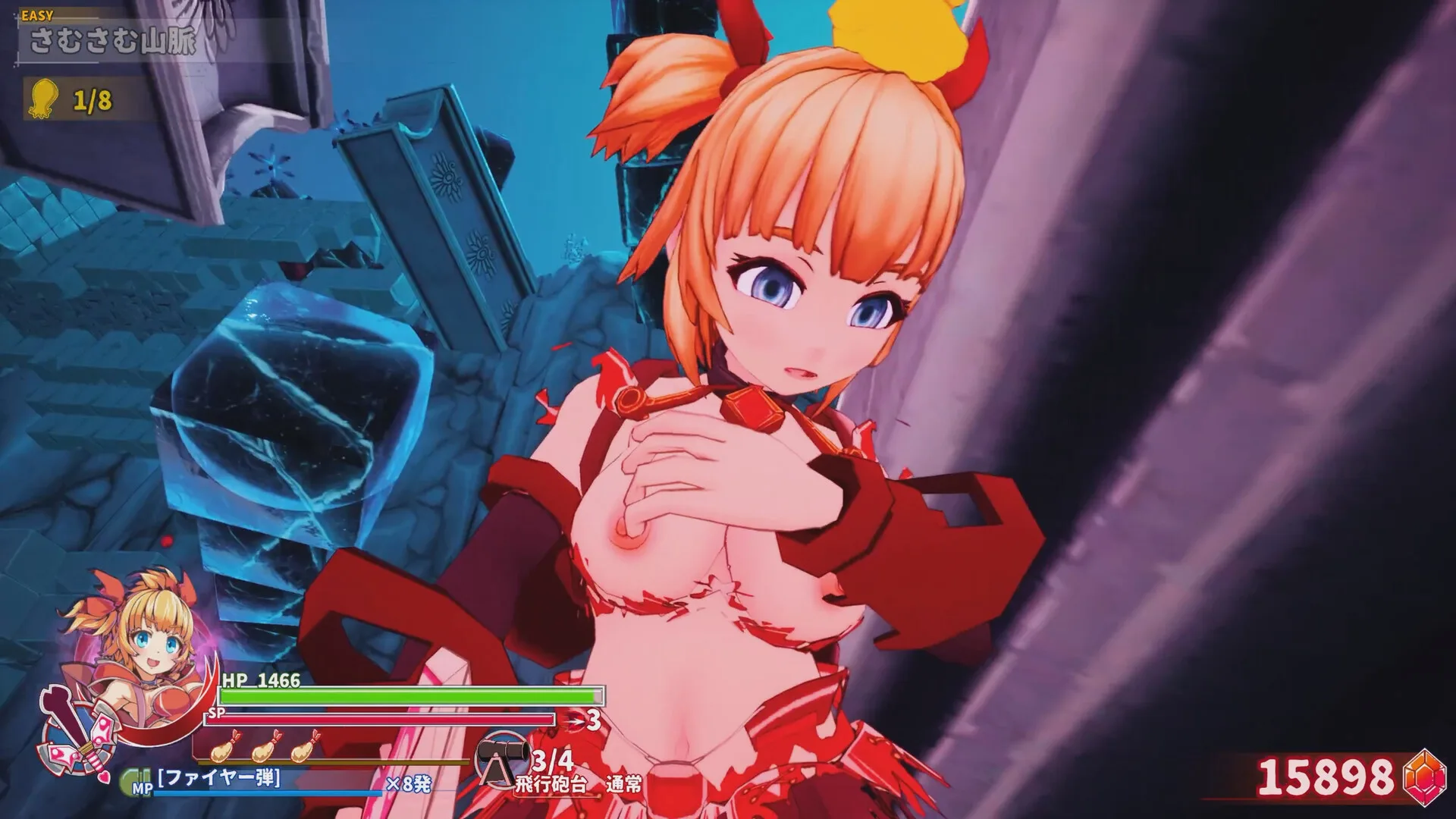 3D敗墮冒險砍殺《純真少女的魔界冒險》Steam版8/7發售,戰鬥或戰敗都有獎勵插图9 縮圖 3(防雷遮罩)
