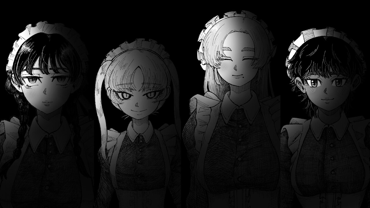 女僕強制你播種《Five Nights with Maids》Steam 版 10/17 發售插图 Five Nights with Maids_Characters